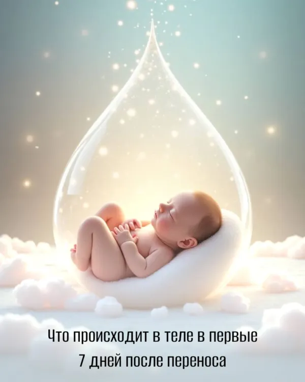 Что происходит в теле в первые 7 дней после переноса эмбриона
